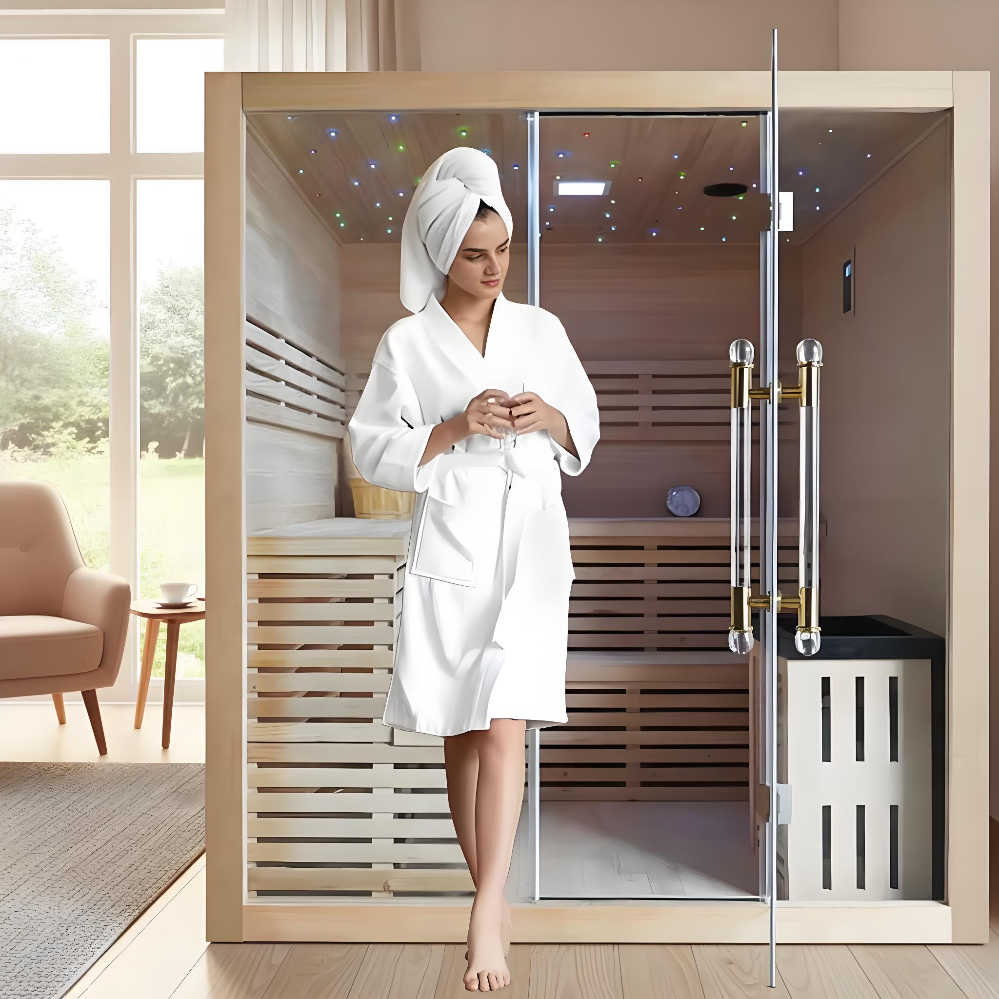 ห้องซาวน่ากลางแจ้งทรงกระบอกไม้ - Spa Wellness Family บทวิจารณ์และราคา