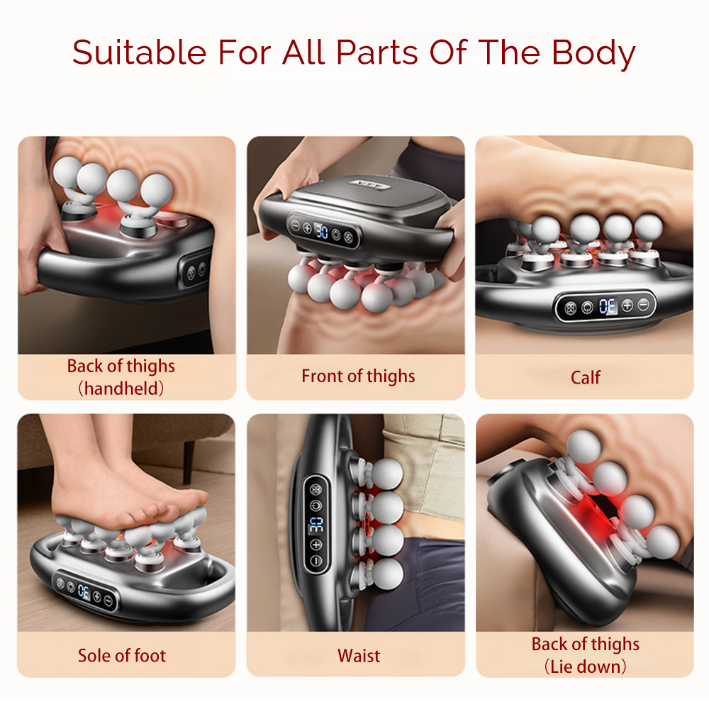 16 หัว Fascia ปืนการสั่นสะเทือ - Spa And Wellness บทวิจารณ์และราคา