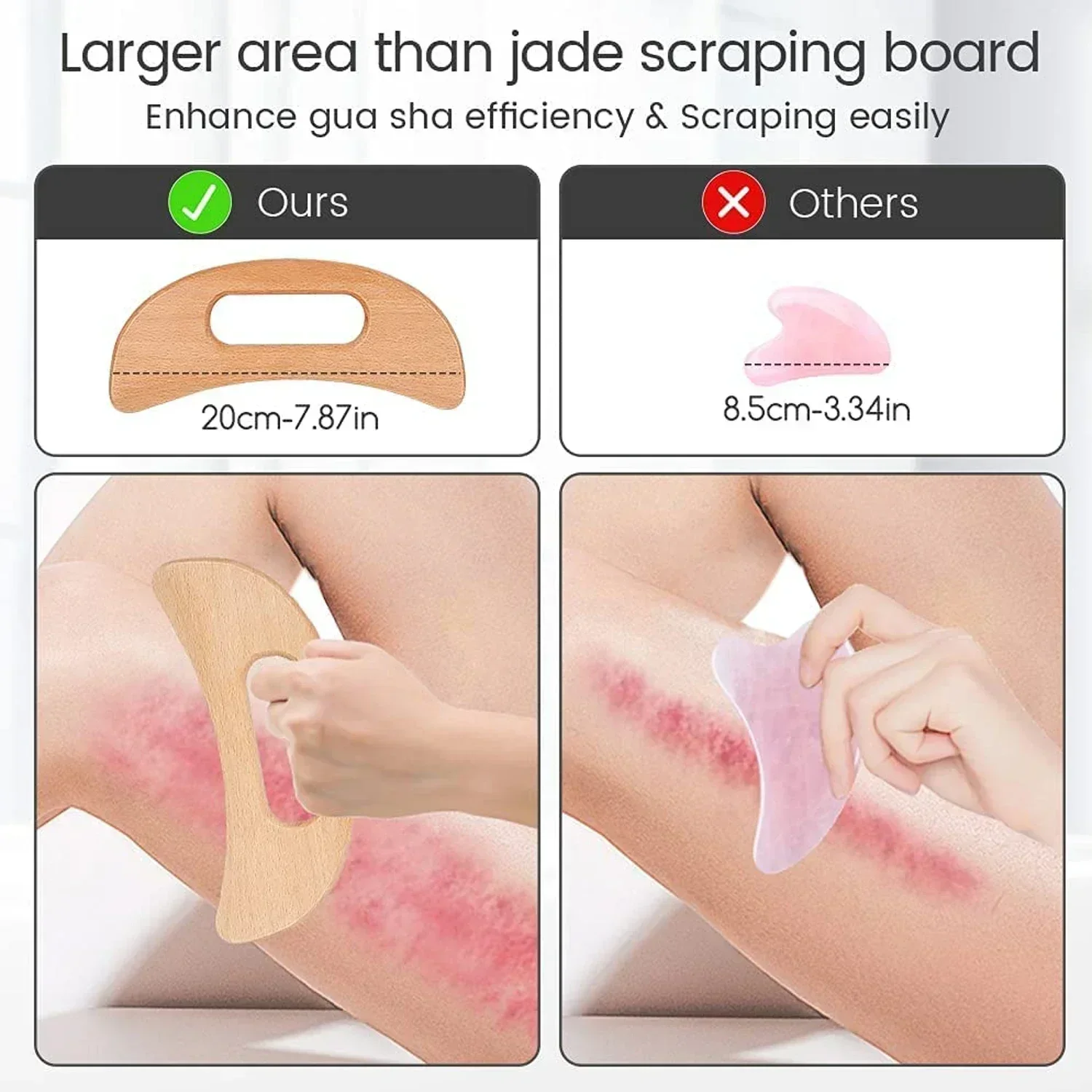 เครื่องมือกัวซาไม้สำหรับนวดตัว - Spa And Wellness บทวิจารณ์และราคา